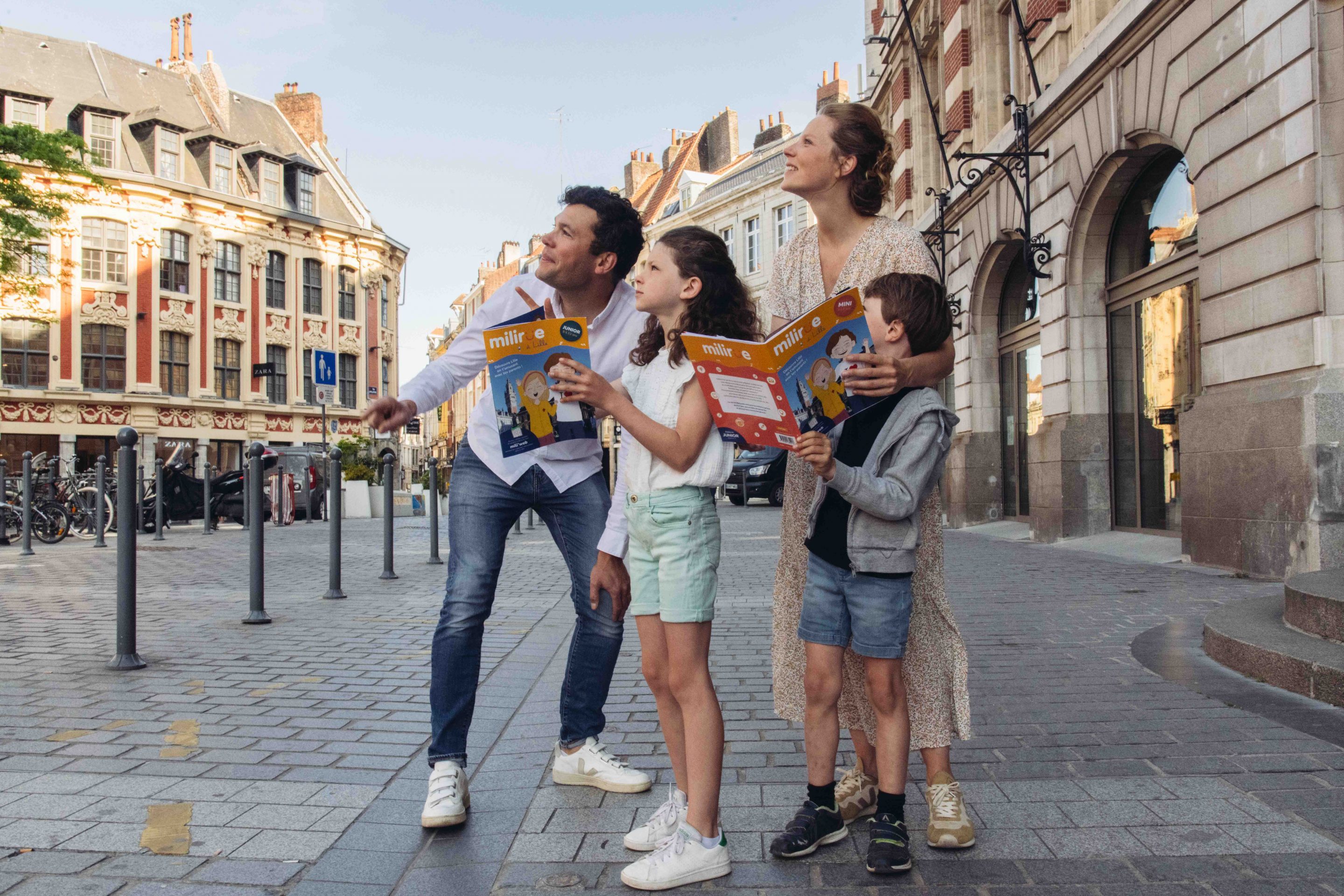 famille à la découverte de lille