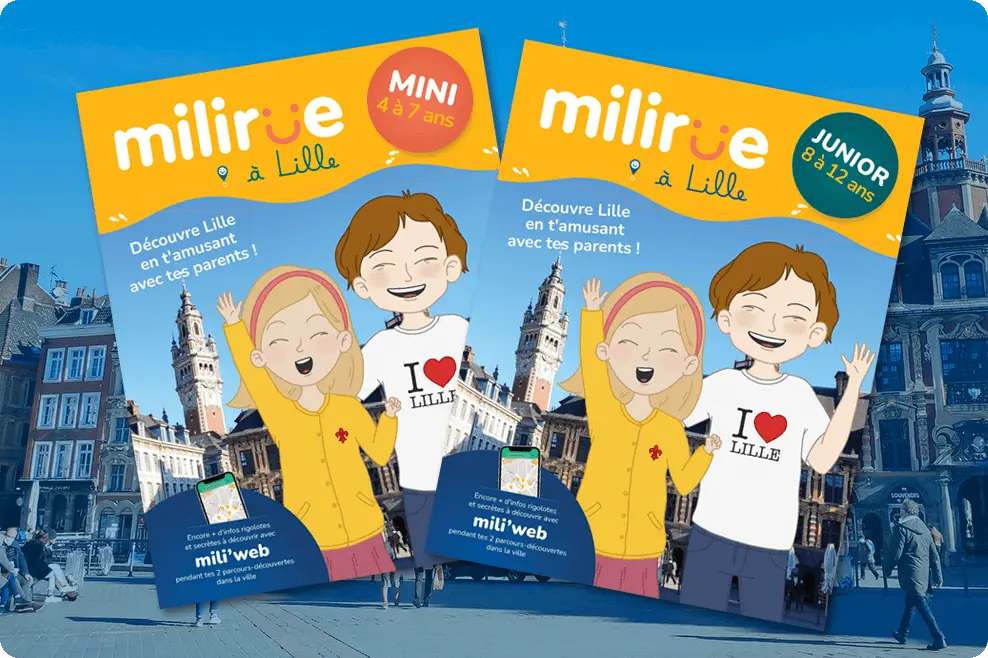 Milirue destination Lille : des parcours-découvertes pour les minis (4 à 7 ans) et les juniors (8 ans et +)